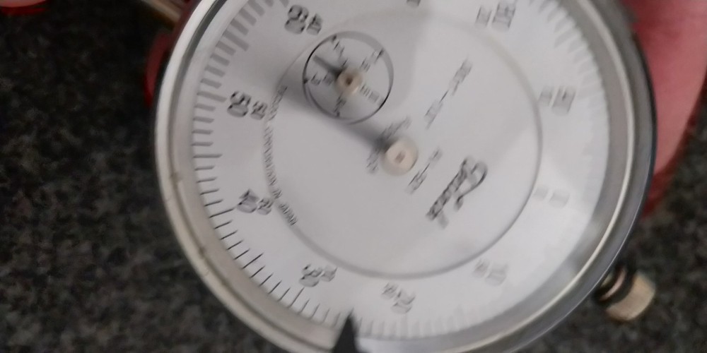 TESTED Dial Indicator: .001" range = 1" TECLOCK AI-921 JAPAN