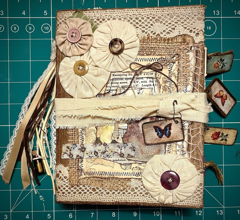 Handmade Junk Journal Victorian Grunge