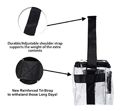 Large Clear Lunch Bags For Work See Through Plastic Box with