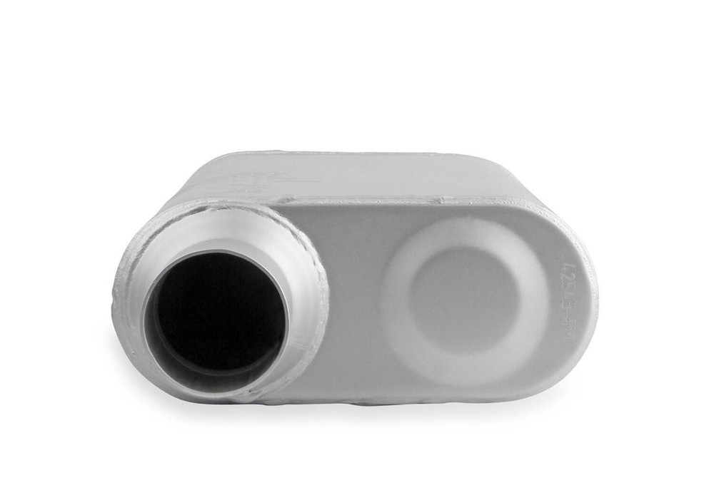 FLOWMONSTER CHAMBERED 40 SERIES MUFFLERS ALUMINIZED 2.25" OFFSET OFFSET PAIR
