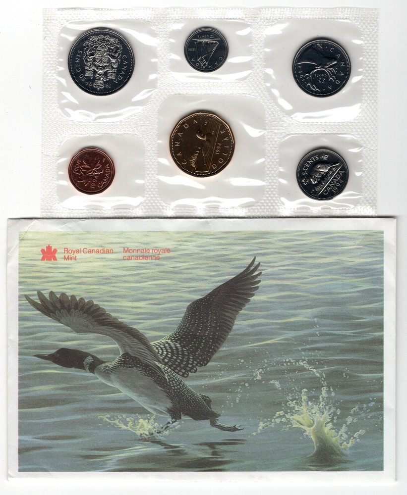 Canada 1994 Proof Like Coin Set PL COA Envelope
