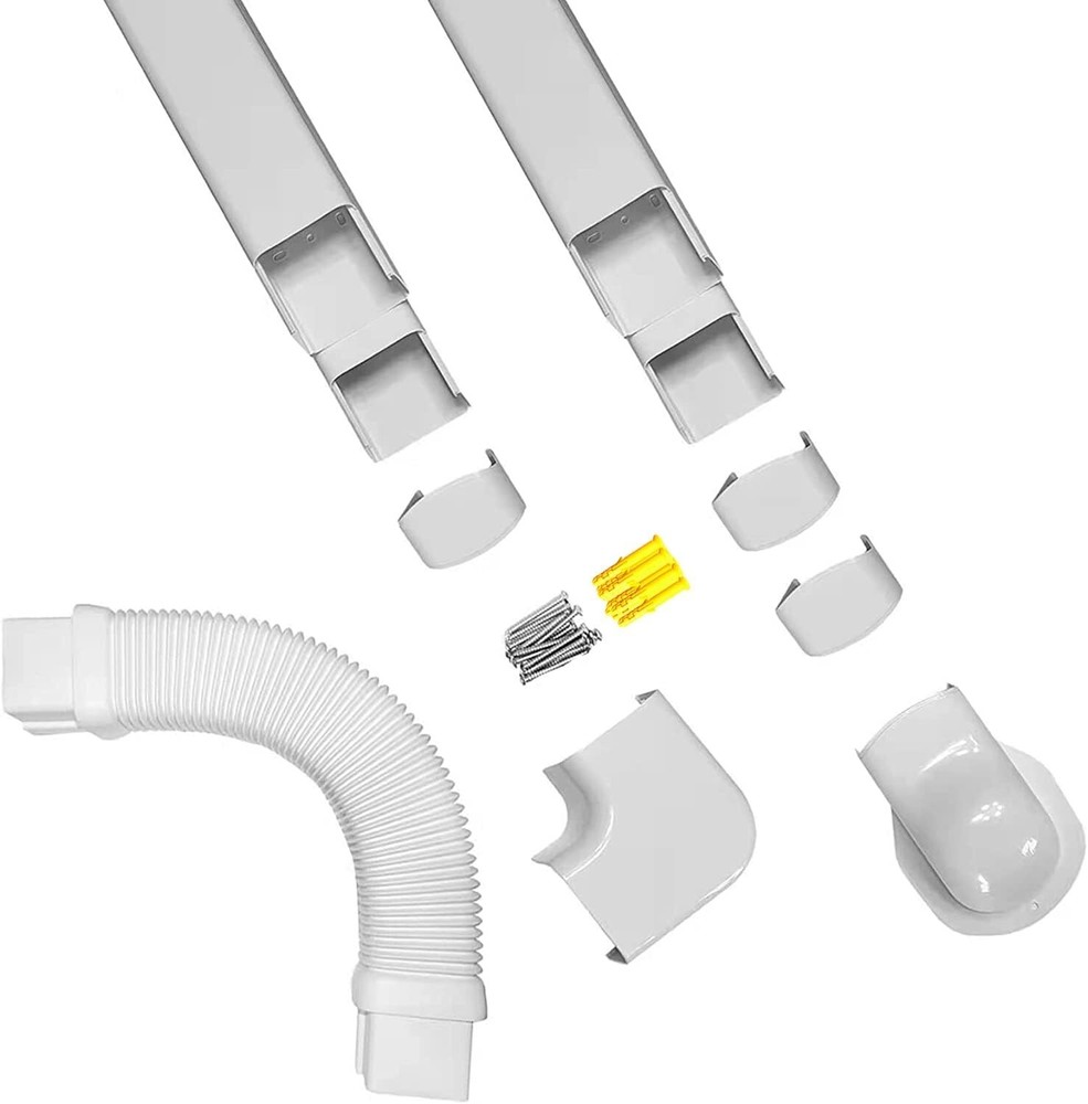 Mini Split A/C Decorative Line Set Cover Kit 3" for Mini Split & Central Air