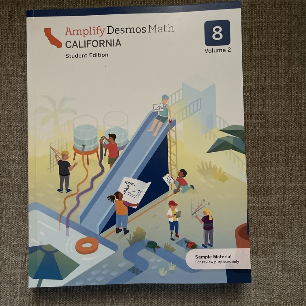 Amplify Desmos Math California Student Edition: 8 Volume 2