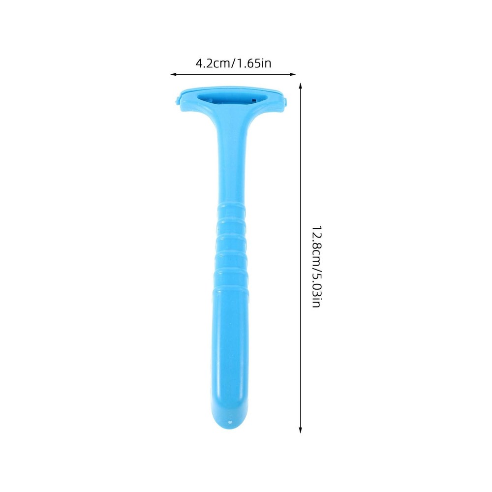Ipetboom 10pcs Foot Scraper - Plastic Portable Pedicure for Dead Blue