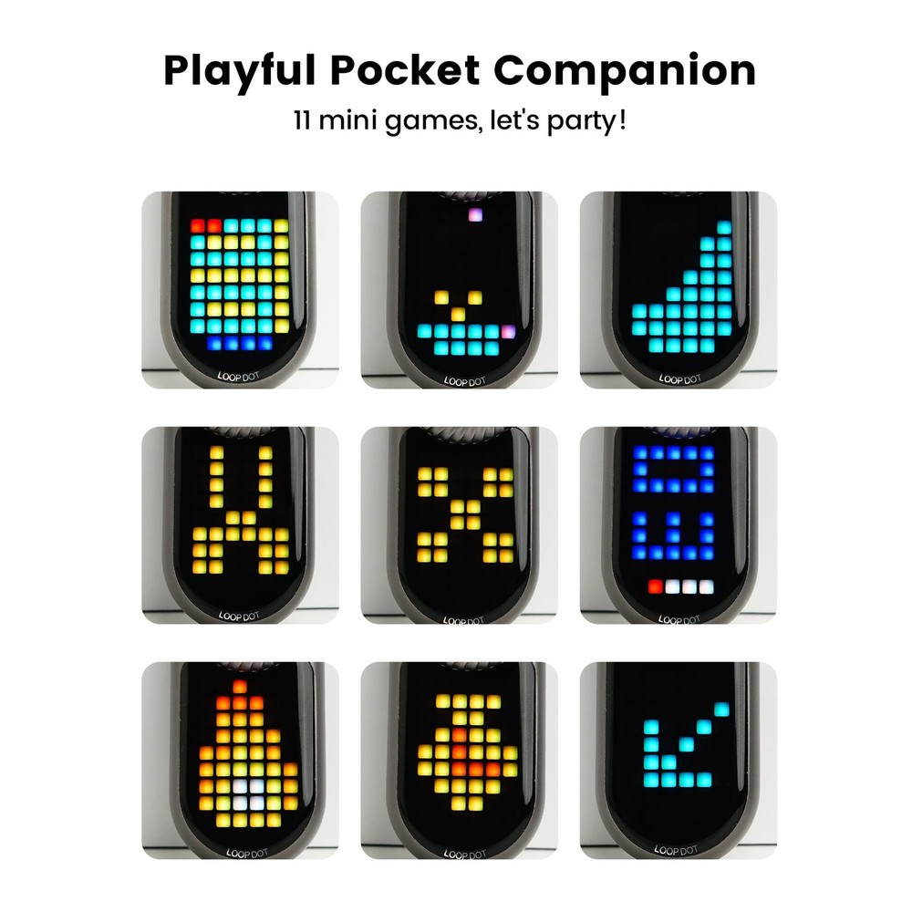 LOOPDOT EDC Flashlight – Rechargeable Small and Powerful LED Orange