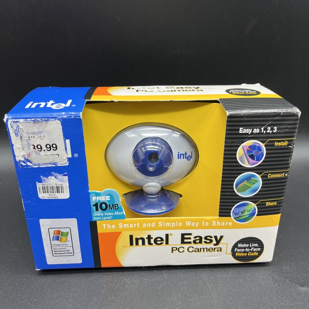 intel easy pc camera 2001 Microsoft Windows XP 2000 Video Calls