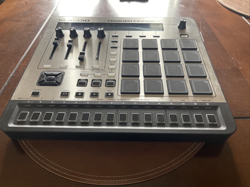 M-Audio Trigger Finger Pro - USB MIDI Controller - Tested WORKS - No Power Cord