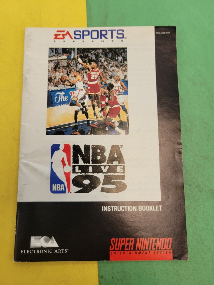 NBA Live 95  |  SNES  |  Manual
