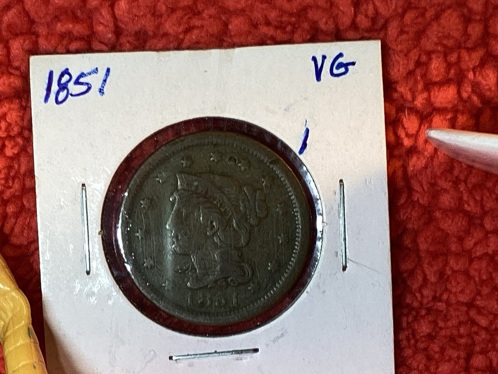 1851 LARGE CENT