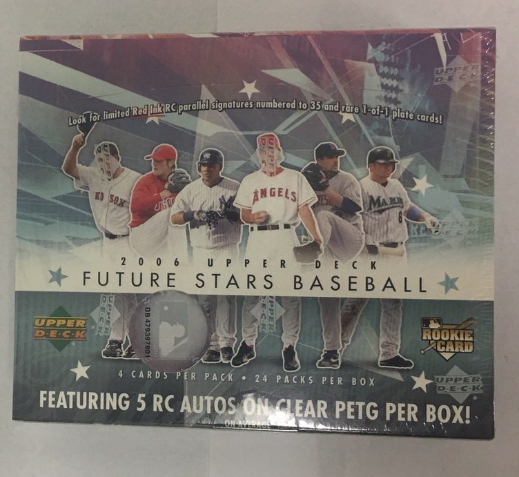 2006 Upper Deck Future Stars Baseball Hobby Box Factory Sealed 24 Pack