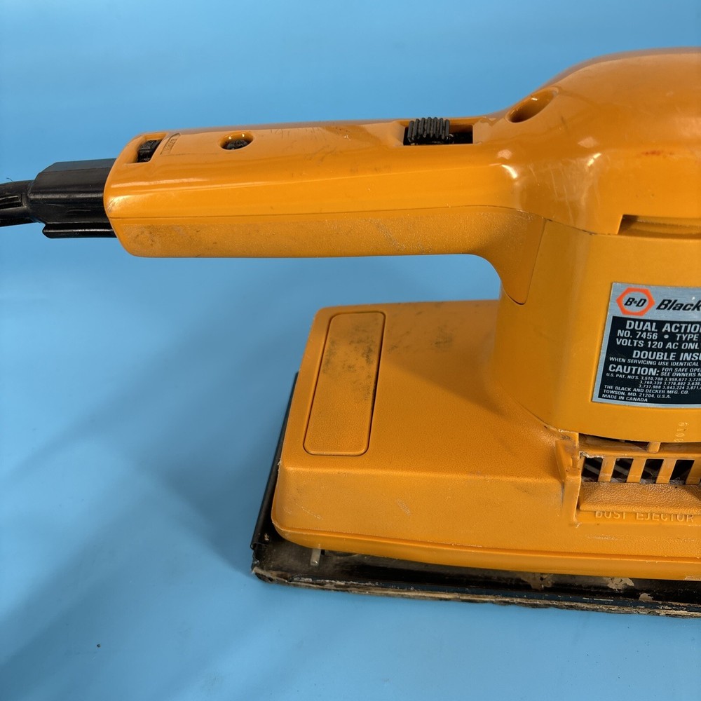 Black And Decker Duel Action Sander Double Insulated