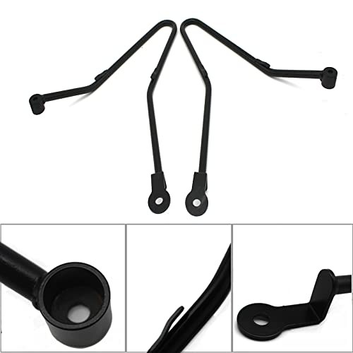 Motorcycle Saddlebags Bars Left & Right Saddlebag Support Bars Mount Black