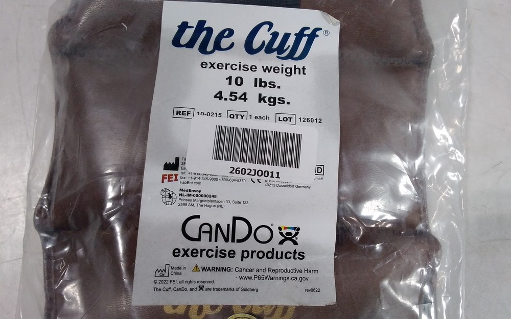 CanDo -The Cuff- Exercise Weight 10 lbs. Adjustable 10-0215