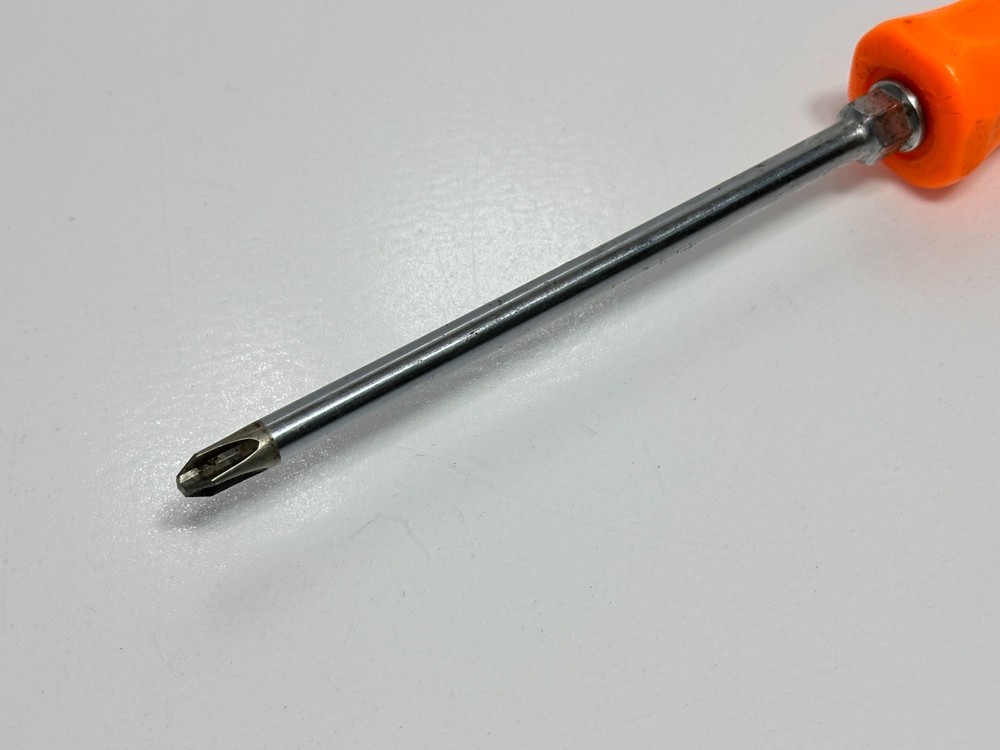 Snap On Tools USA Orange Hard Handle Phillips Tip Screwdriver