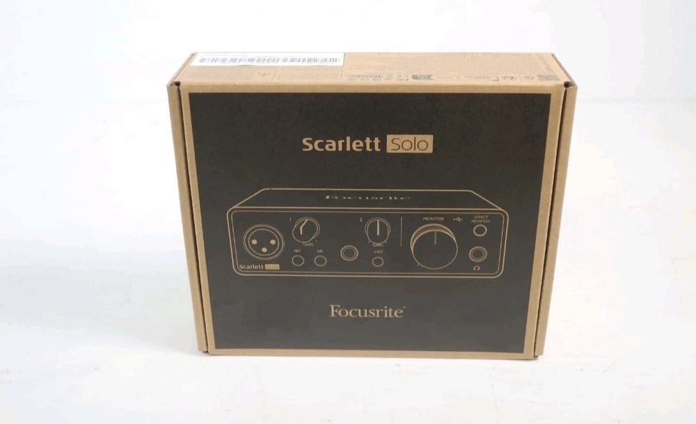 Focusrite Scarlett Solo 3rd Third Gen USB Audio Interface NEW SEALED