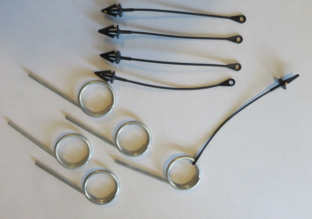 🔥🧯 5-O.E.M. FIRE EXTINGUISHER NYLON CHAIN W/PULL PINS..NEW🔥🧯