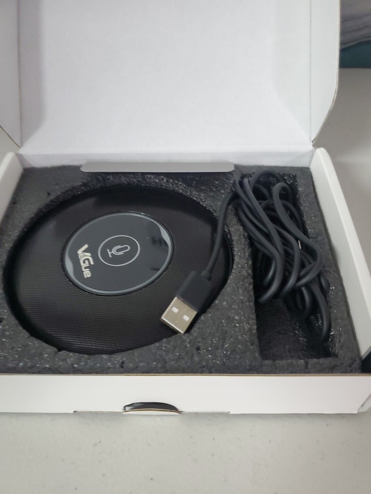 Conference USB Microphone, Vegue 360° Omnidirectional Laptop PC Computer Externa