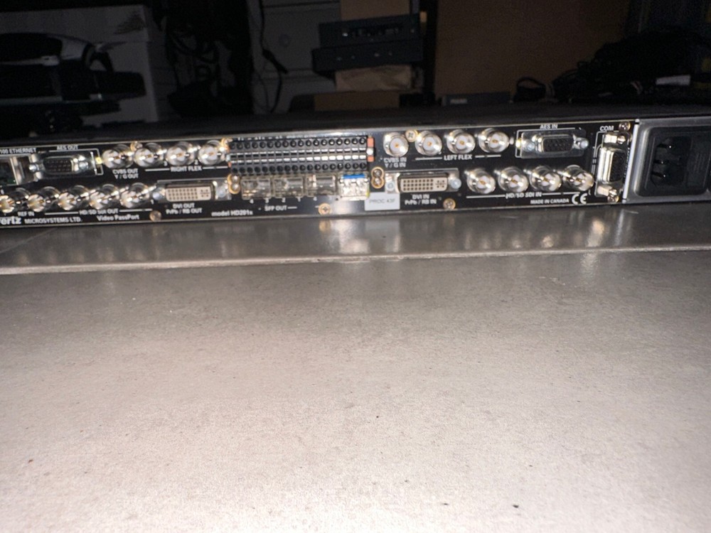 Evertz PassPort HD2012 1RU Multi-Path Video Converter Frame Synchronizer