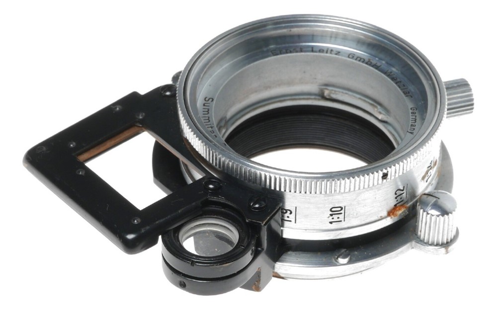 Close focus attachment for Hektor Summar Leica leitz lens