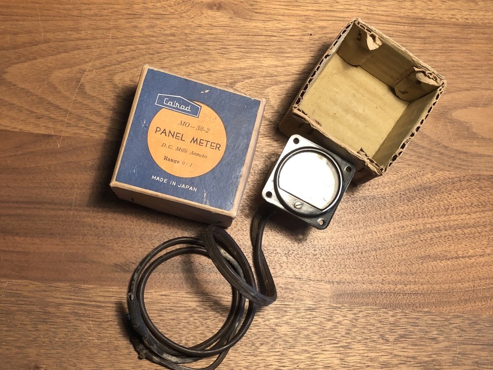 Calrad Panel Meter DC Milli Ammeter Range 0-10 MO-38-2 Untested