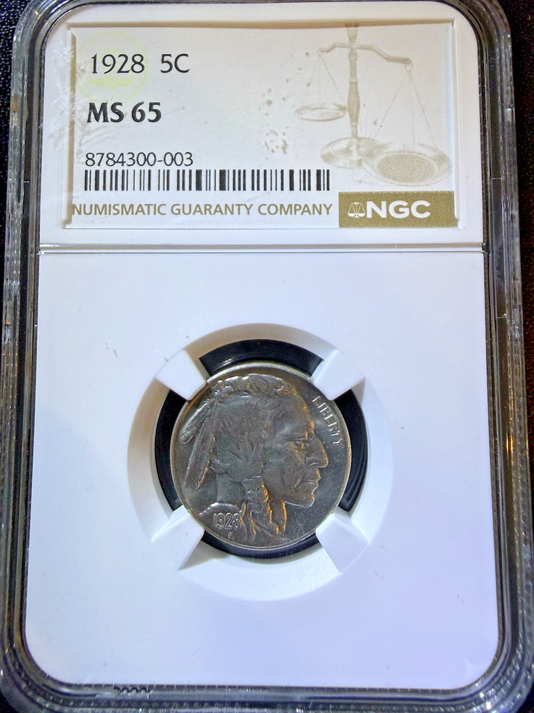 1928 Buffalo Nickel MS65 NGC