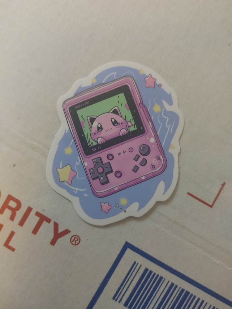 Pokemon Handheld Gaming Console Decal Sticker