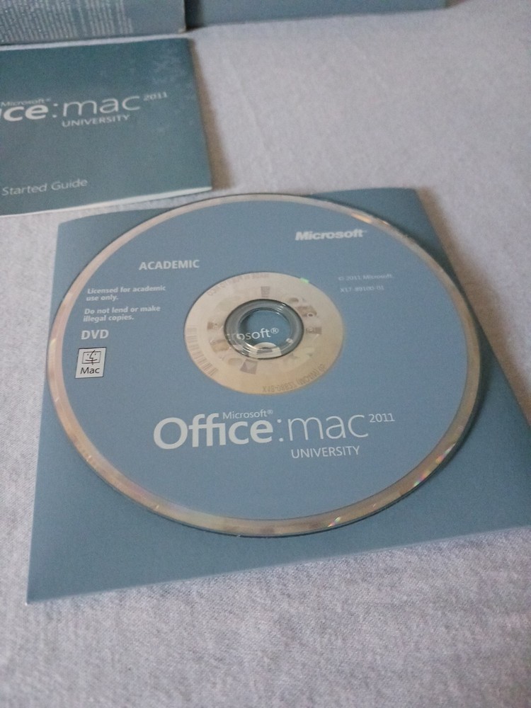 Microsoft Office University 2011 Mac Full Version Academic WPXO - EUC