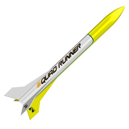 Quest Flying Model Rocket Kit Advanced Quad Runner QST 5016