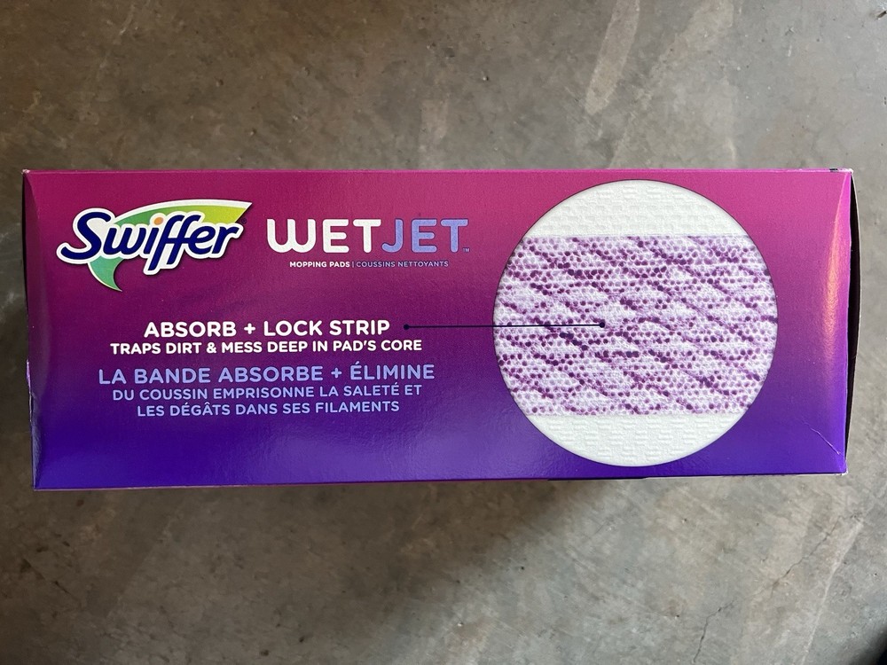 Swiffer WetJet Absorb + Lock Multi-Surface Mop Refill Pads 15 Count