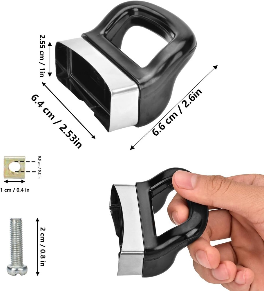 2 Pcs Pot Short Side Handles Replacement Pot Metal Handle Universal Pan Side Han