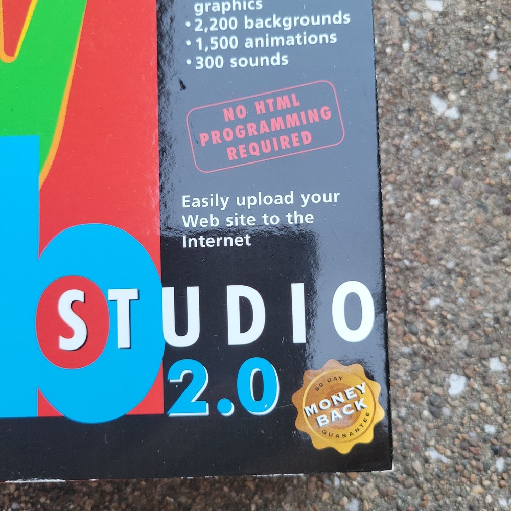 NEW Web Studio 2.0 PC CD Professional HTML Website Page Site Creation Tool