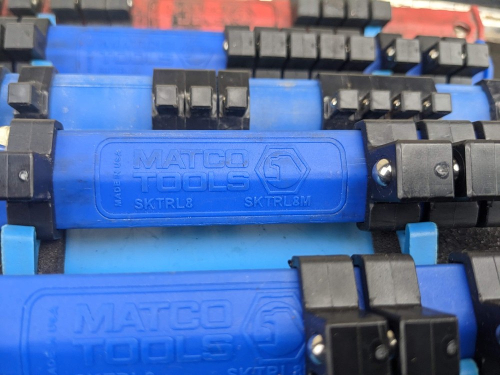 Matco Tools Plastic Socket Rail Organizers Lot