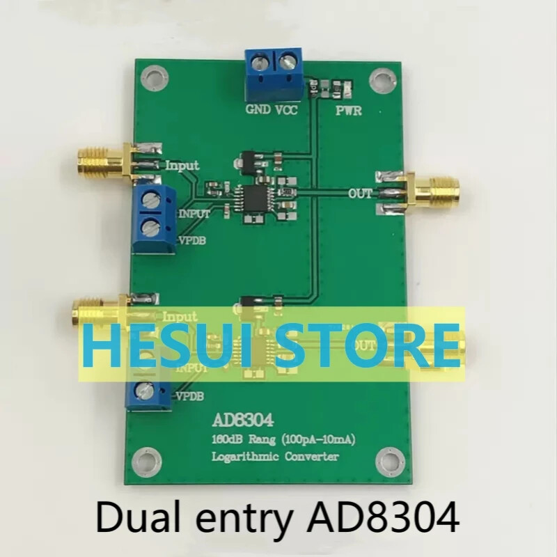 Dual AD8304 logarithmic current detector amplifier