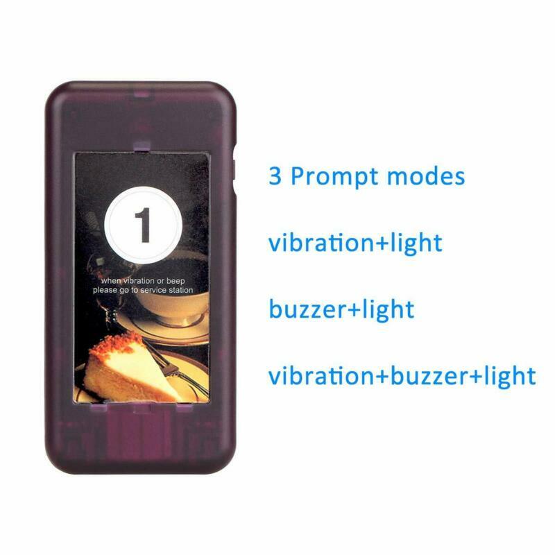 Wireless Restaurant Guest Waiter Calling Paging System Transmitter+10Call Pagers