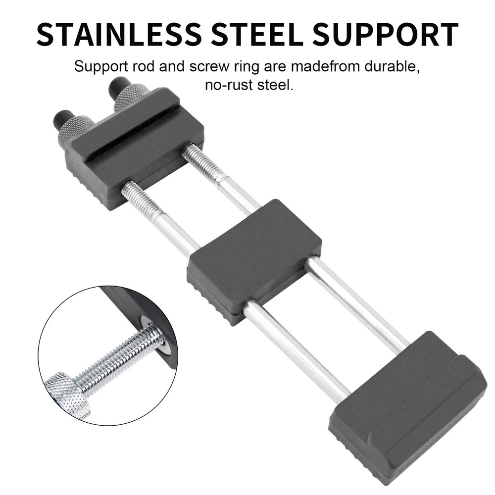 Universal Whetstone Holder with Non-Slip Adjustable Base for Sharpening Stones