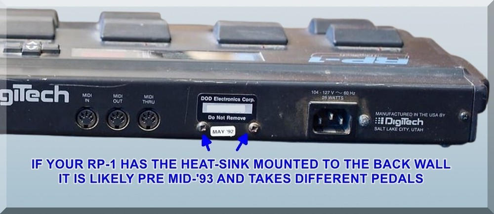 Digitech OEM Replacement Foot Pedal & Spring Set. BOTH versions.