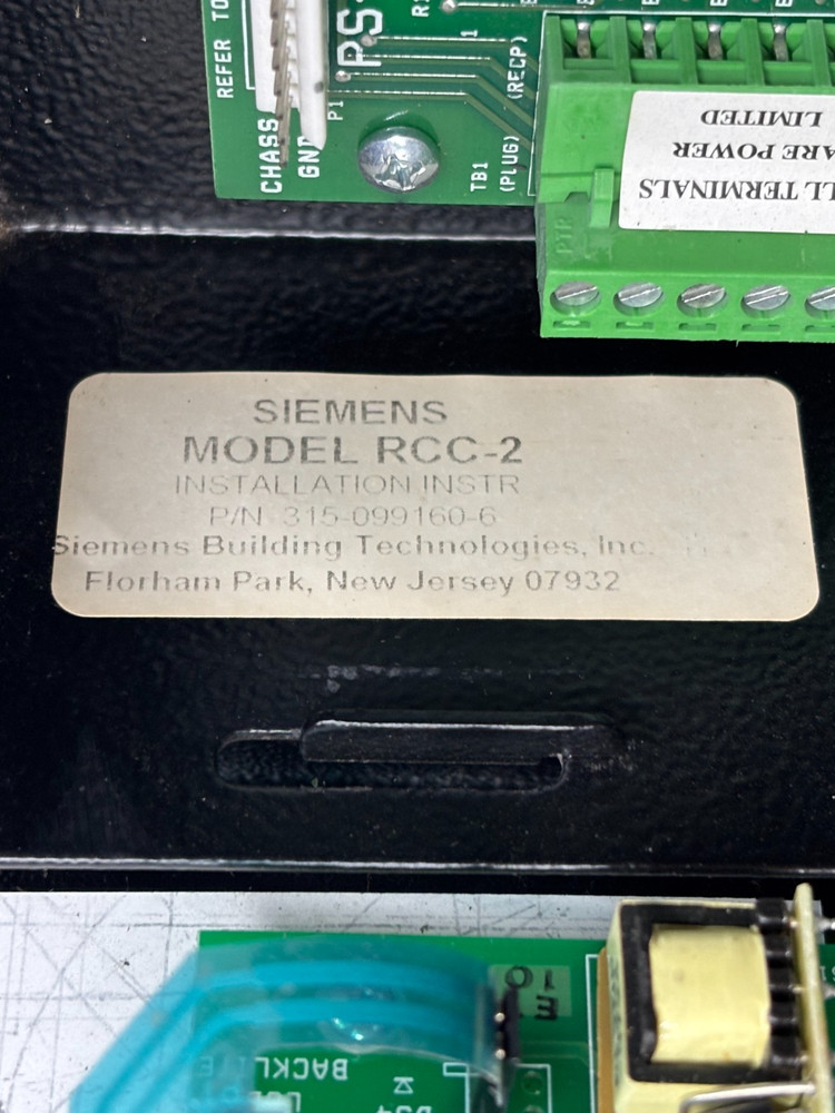 Siemens RCC-2 Fire Alarm Remote Control Center