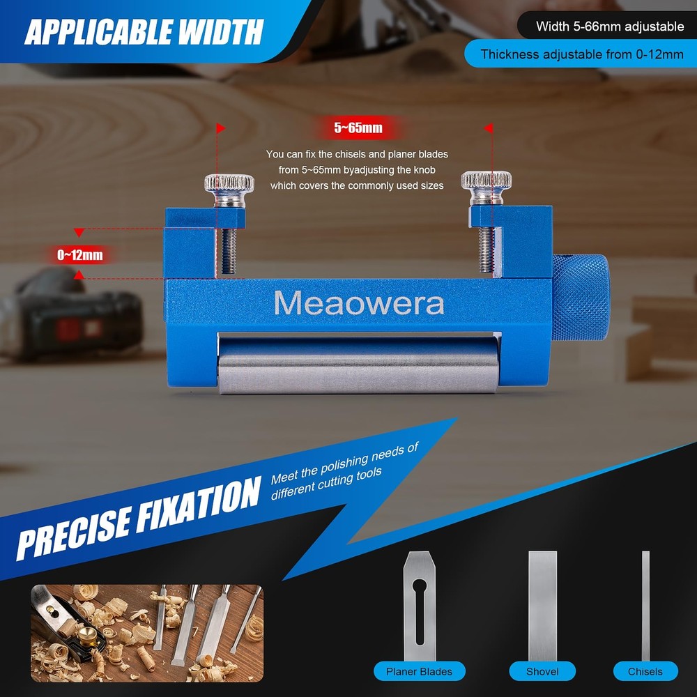Chisel Sharpening Kit with Sharpening Stones – Wood Chisel Sharpener Honing G...