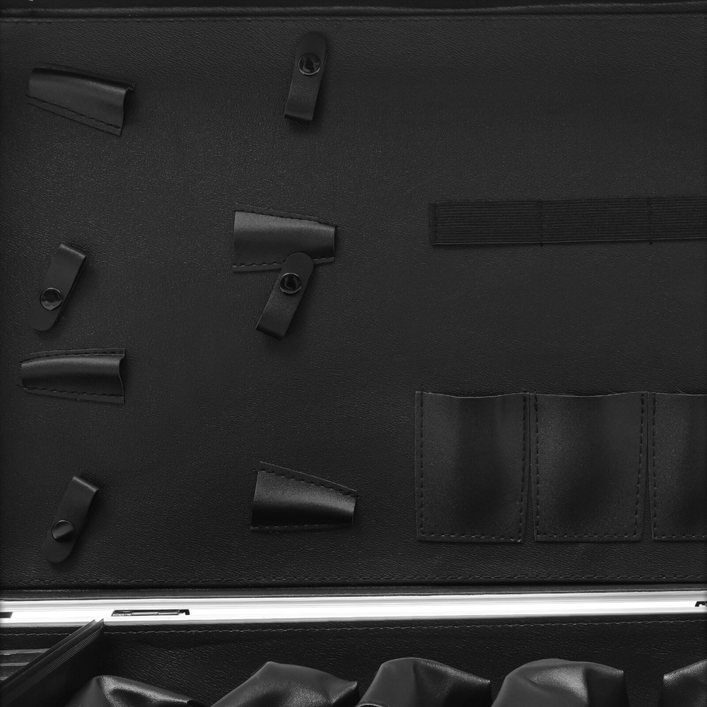 Professional Barber Carrying Case Organizer Clipper Box Travel Carry Case + Code