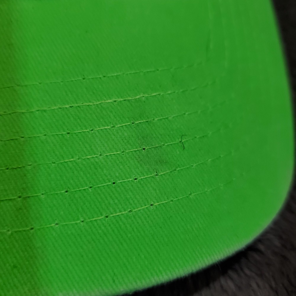 Lime Neon Green Golf Logo Embroidered Design Hat Cap Adjustable Strap