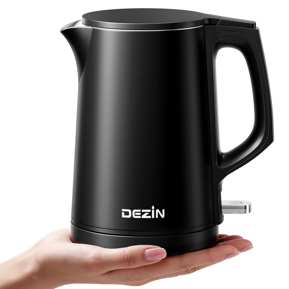 0.8L Electric Kettle, Small Electric Kettle with Double Wall Construction, 30...
