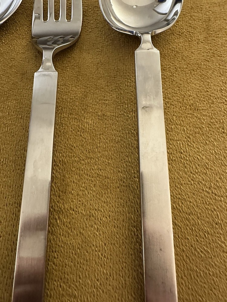 Alessi Salad Serving Set + Serving Spoon & Fork