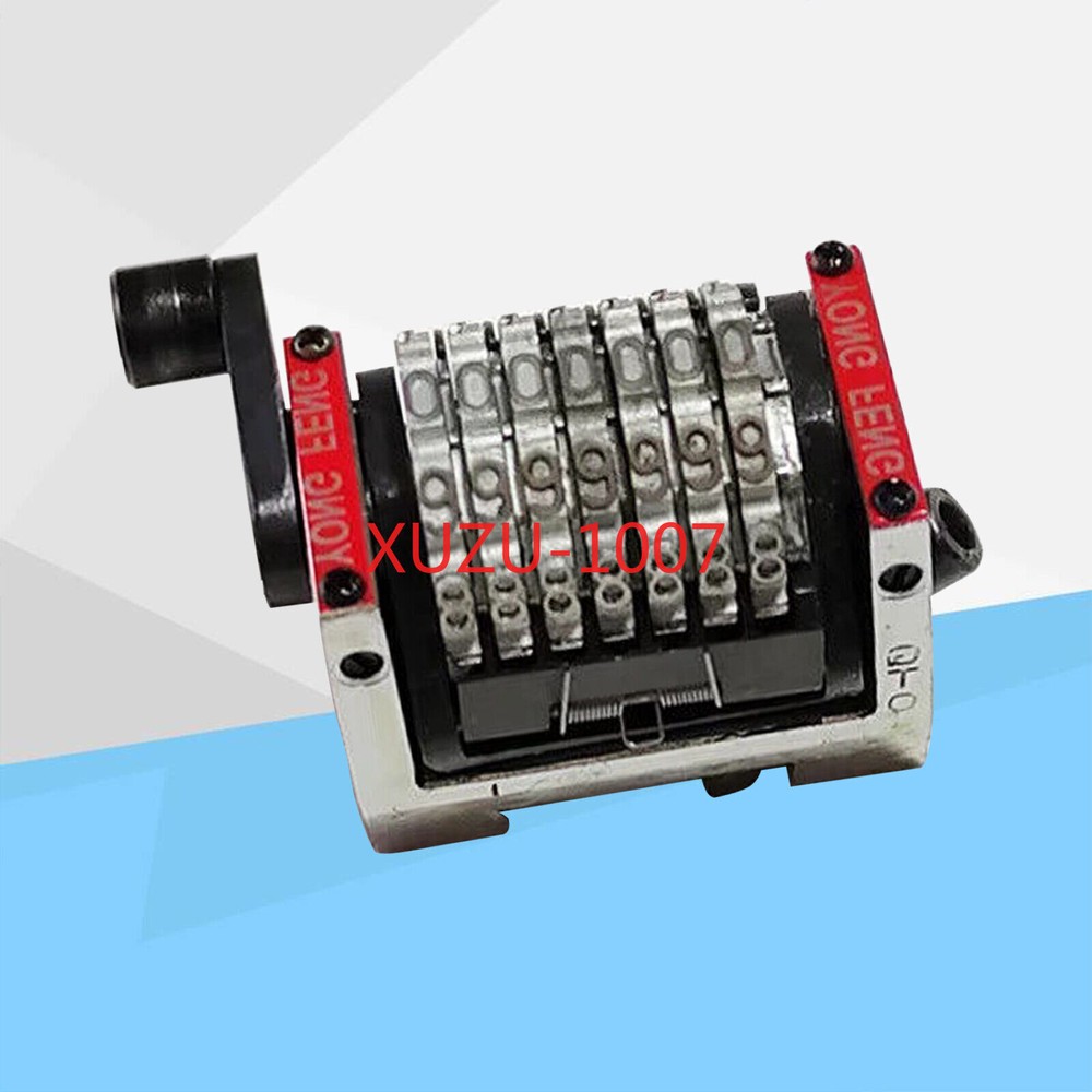 For Printing Machine GTO 7 Digits Mini Numbering Machine Horizontal Backward