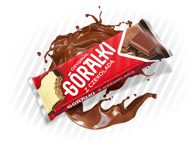 Goralki Original with Chocolate Crispy Wafers 4 x 45g