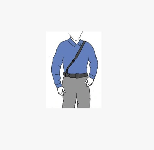 JAY PEE 1435BW Shoulder Strap Black NICKLE 40-44" BASKET WEAVE STRAP