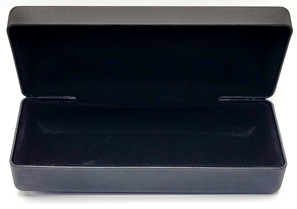 AUTHENTIC & NEW - FLEXON - BLACK - HARD EYEGLASSES CASE