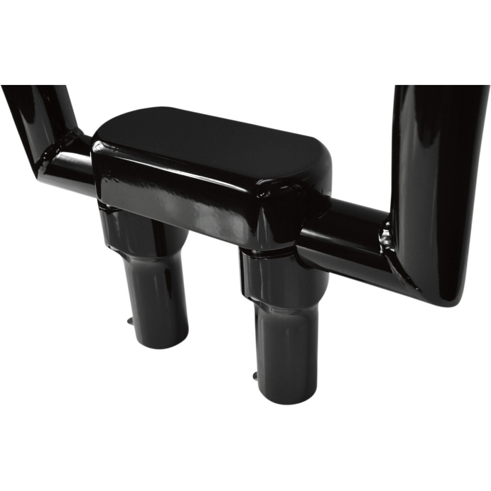 LA Choppers Black 4" Risers w/ Solid Top | LA-7442-04B