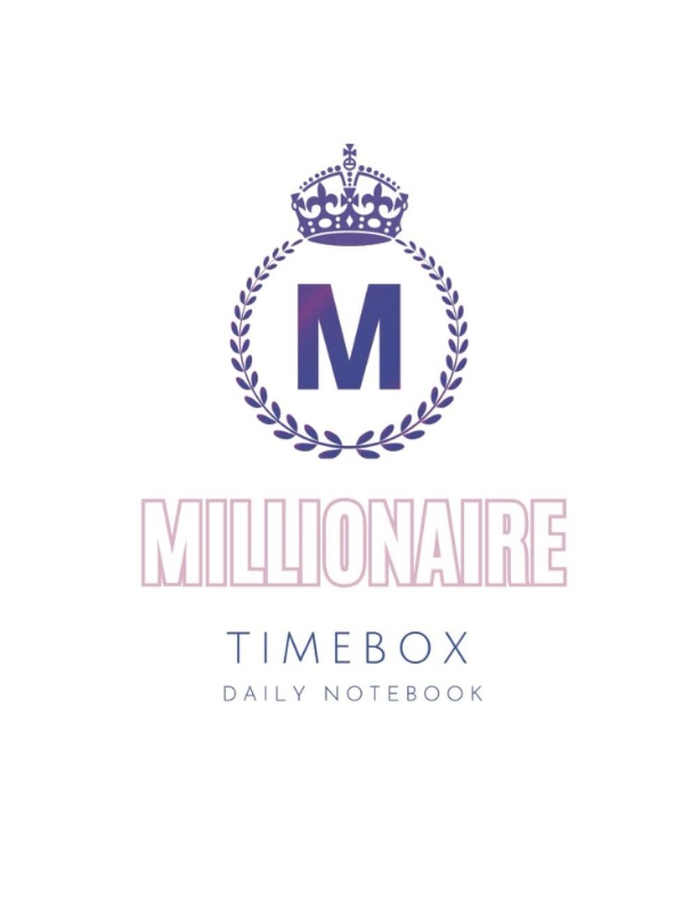 Daily Timebox Notebook: Letter Size, Millionaire Time Boxing Notebook,...