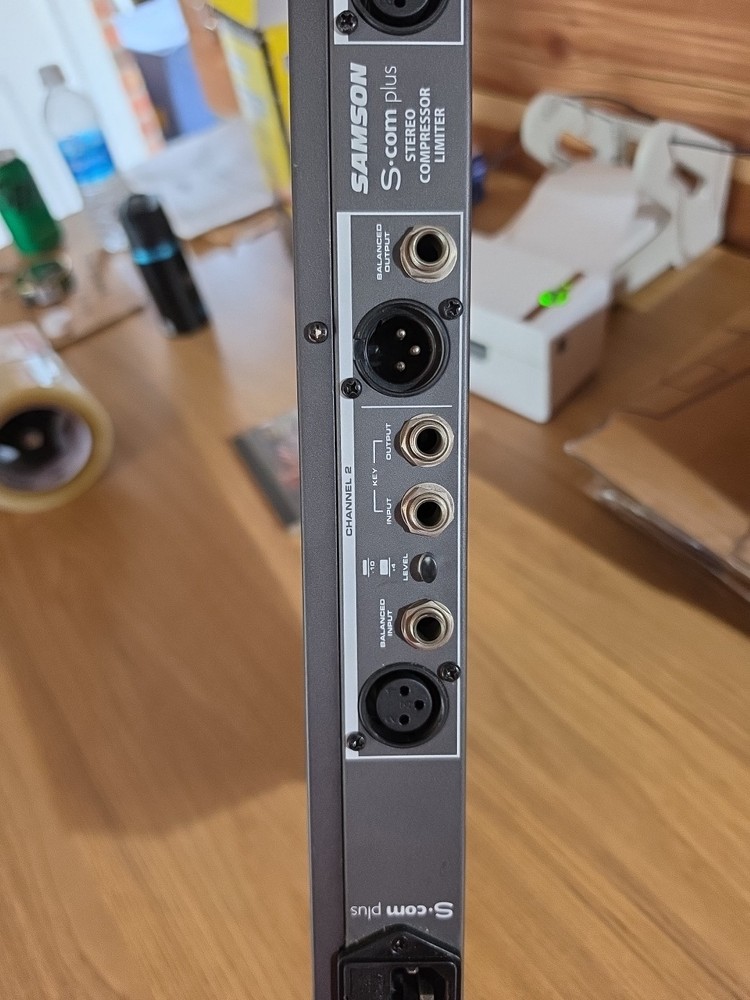 Samson S-Com Plus Stereo Compressor/Limiter 4-Channel Dynamics S Com, READ