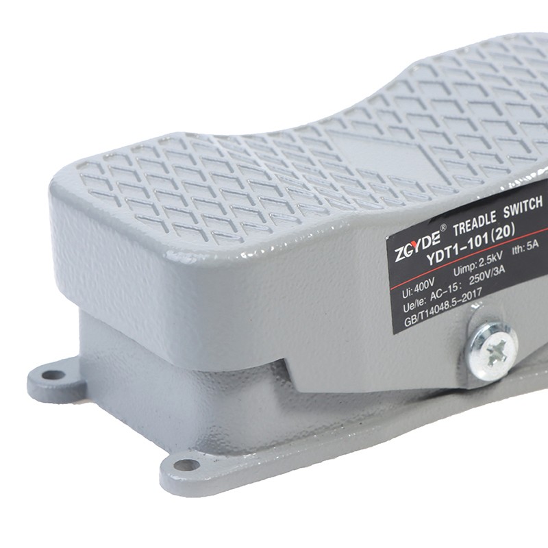 YDT1-101 Foot Switch Pedal Foot Control reverse Switch 250V 5A double control
